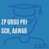 Zp Urdu Pri Sch, Aawar Primary School Logo