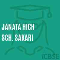 Janata Hich Sch. Sakari Secondary School Logo