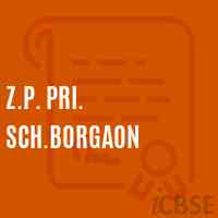 Z.P. Pri. Sch.Borgaon Primary School Logo