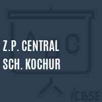 Z.P. Central Sch. Kochur Middle School Logo