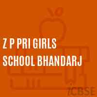 Z P Pri Girls School Bhandarj Logo