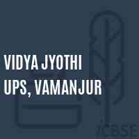 Vidya Jyothi Ups, Vamanjur Middle School Logo