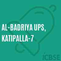 Al-Badriya Ups, Katipalla-7 Middle School Logo