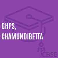 Ghps, Chamundibetta Middle School Logo