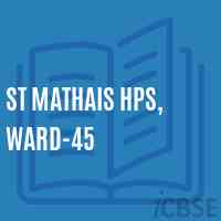 St Mathais Hps, Ward-45 Middle School Logo