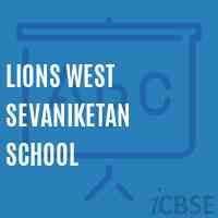 Lions West Sevaniketan School Logo