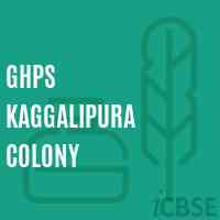 Ghps Kaggalipura Colony Middle School Logo