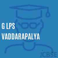 G Lps Vaddarapalya Primary School Logo
