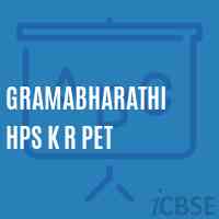 Gramabharathi Hps K R Pet Middle School Logo