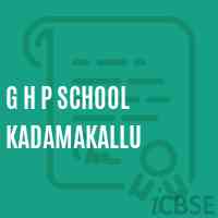 G H P School Kadamakallu Logo