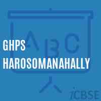 Ghps Harosomanahally Middle School Logo
