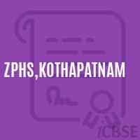 Zphs,Kothapatnam Secondary School Logo