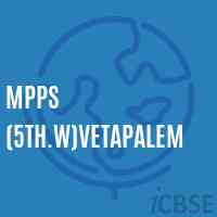 Mpps (5Th.W)Vetapalem Primary School Logo