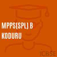 Mpps(Spl) B Koduru Primary School Logo