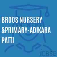 Broos Nursery &primary-Adikarapatti Primary School Logo