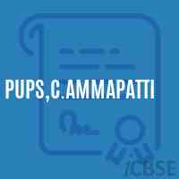 Pups,C.Ammapatti Primary School Logo