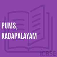 Pums, Kadapalayam Middle School Logo