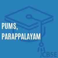 Pums, Parappalayam Middle School Logo