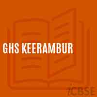 Ghs Keerambur Secondary School Logo