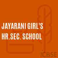 Jayarani Girl'S Hr.Sec. School Logo