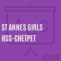 St Annes Girls Hss-Chetpet High School Logo