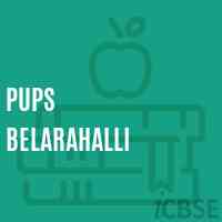 Pups Belarahalli Primary School Logo