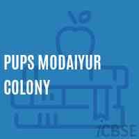 Pups Modaiyur Colony Primary School Logo
