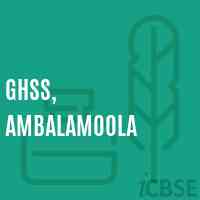 Ghss, Ambalamoola High School Logo