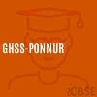 Ghss-Ponnur High School Logo