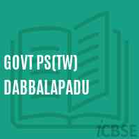 Govt Ps(Tw) Dabbalapadu School Logo