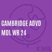 Cambridge Advd Mdl Wr 24 Secondary School Logo