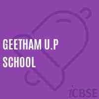 Geetham U.P School Logo
