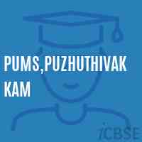 PUMS,Puzhuthivakkam Middle School Logo