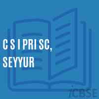 C S I Pri Sc, Seyyur Primary School Logo