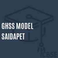 Ghss Model Saidapet Senior Secondary School Logo