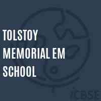 Tolstoy Memorial Em School Logo