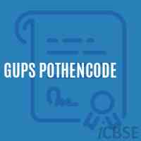 Gups Pothencode Middle School Logo