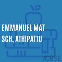 Emmanuel Mat Sch, Athipattu Secondary School Logo