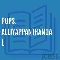 Pups, Alliyappanthangal Primary School Logo