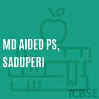 Md Aided Ps, Saduperi Primary School Logo