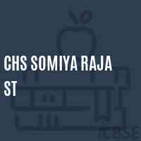 Chs Somiya Raja St Secondary School Logo