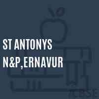 St Antonys N&p,Ernavur Primary School Logo