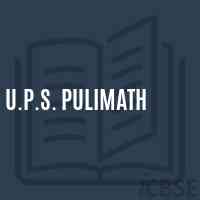U.P.S. Pulimath Upper Primary School Logo