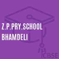 Z.P.Pry.School Bhamdeli Logo