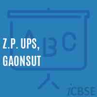 Z.P. Ups, Gaonsut Middle School Logo