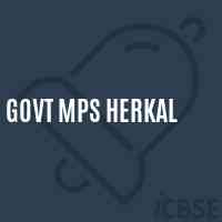 Govt Mps Herkal Middle School Logo