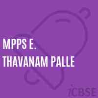 Mpps E. Thavanam Palle Primary School Logo