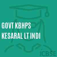 Govt Kbhps Kesaral Lt Indi Middle School Logo