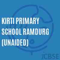 Kirti Primary School Ramdurg (Unaided) Logo