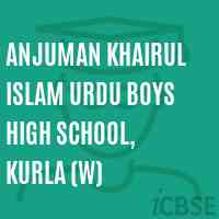 Anjuman Khairul Islam Urdu Boys High School, Kurla (W) Logo